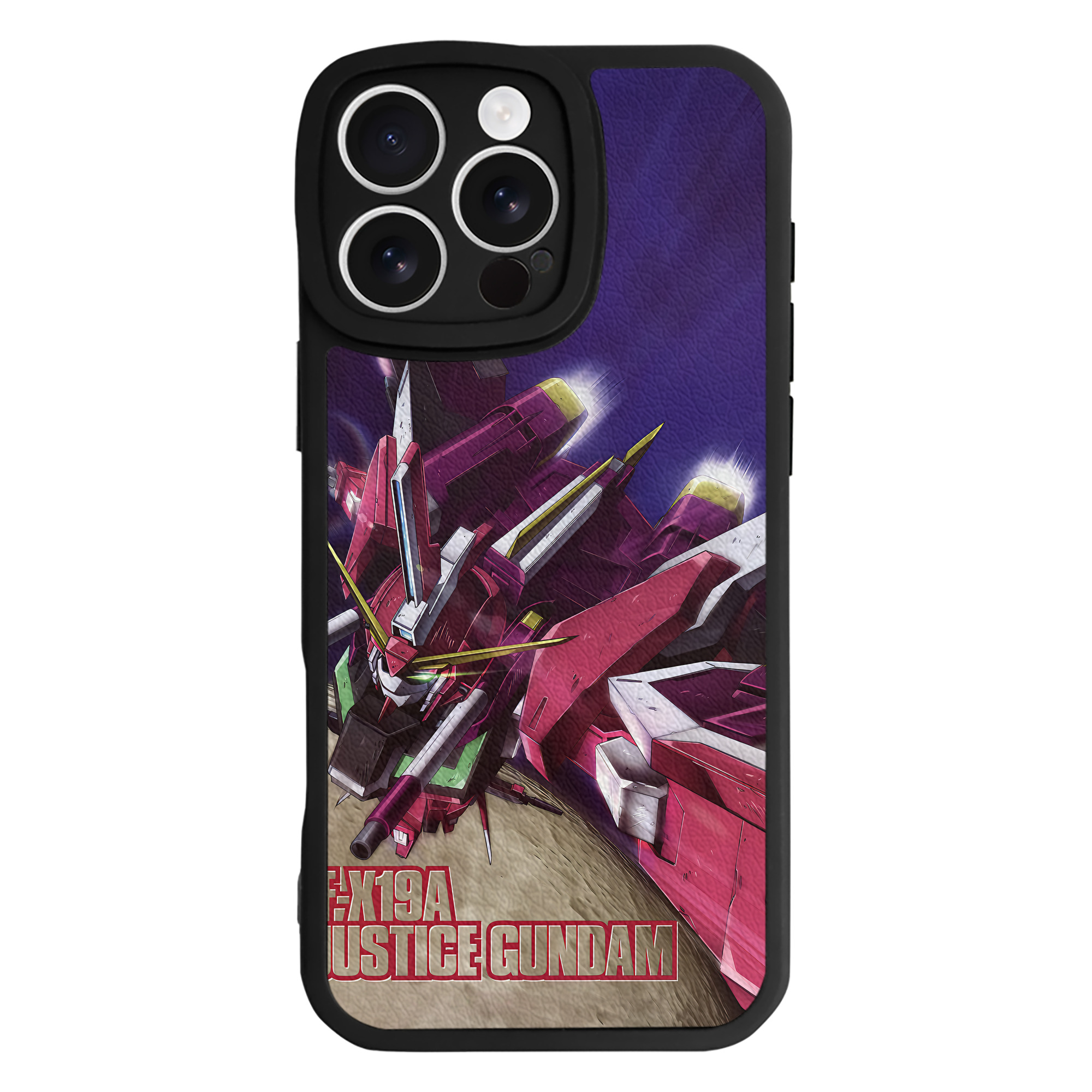 （画像用） 機動戦士ガンダム Mobile Suit Gundam 【iPhone 16シリーズ対応】シリコンスマホケース（レザー調） 材質：シリコン